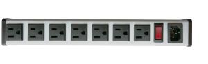 SFC-IEC-A1B series 5 to 14 15Amp  metal Hardwired Power Strip with 7Outlets