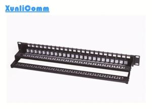24 Port Network Patch Panel With Cable Management Quick Installation Design