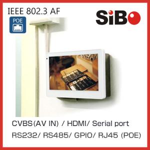 7 inch Smart Home Automation Panel PC with POE, RS485, front Camera, Temperature&Humidity Sensor