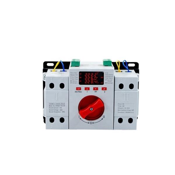 Cheap CN-ATSQ1Z Series 63A/2P Integrativer Automatically Dual Power Automatic Transfer Switch With Display LED Screen for Generator for sale