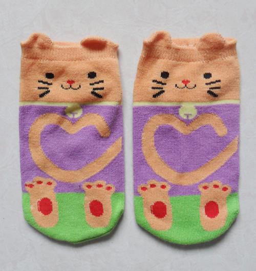 Cheap Soft thermal knitted children/Kid′s 3D 100% cute cotton Socks for sale