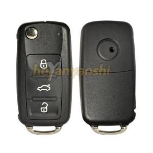 Best Vw 3 Buttons Smart Key Shell with Emergency Key Insert wholesale