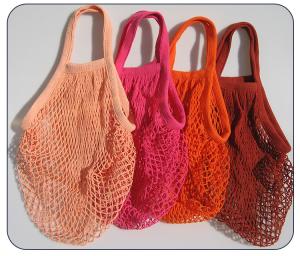 Best ISO14001 BRC Reusable Cotton Grocery Bags Mesh AQL Tote For Shopping wholesale