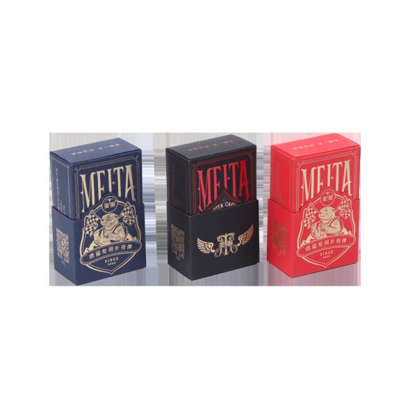 Cheap Custom Square Matte Finish Playing Cards With Colored Edges for sale