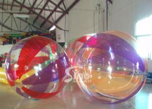 China Kids and Adults colorful inflatable walking ball on water for pool water park equipment on sale