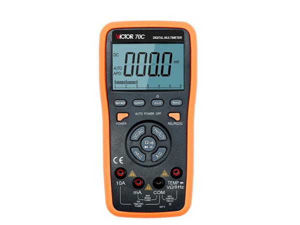 Cheap VICTOR 70C Usb Multimeter Tester 5999 Counts With Temperature 60MΩ Capacitance for sale