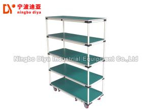 Industrial Lean Trolley , Multi Layer Turnover Pipe Rack Joint System