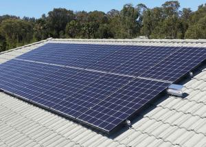 Stable Multicrystalline Silicon Solar Panels 900 Mm Length Flame Resistant