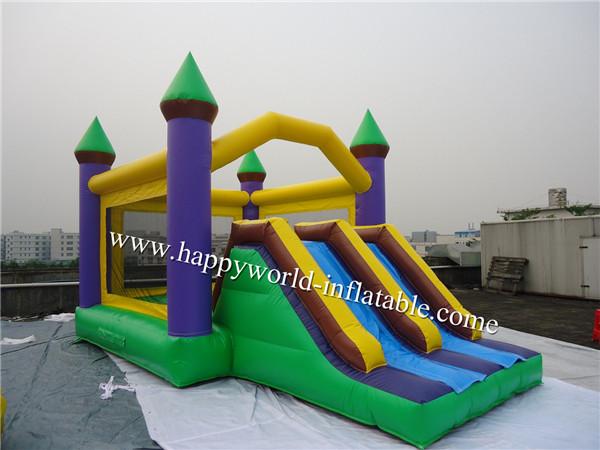 Cheap inflatable castle with slide , inflatable bouncer slide , jumping castle for sale
