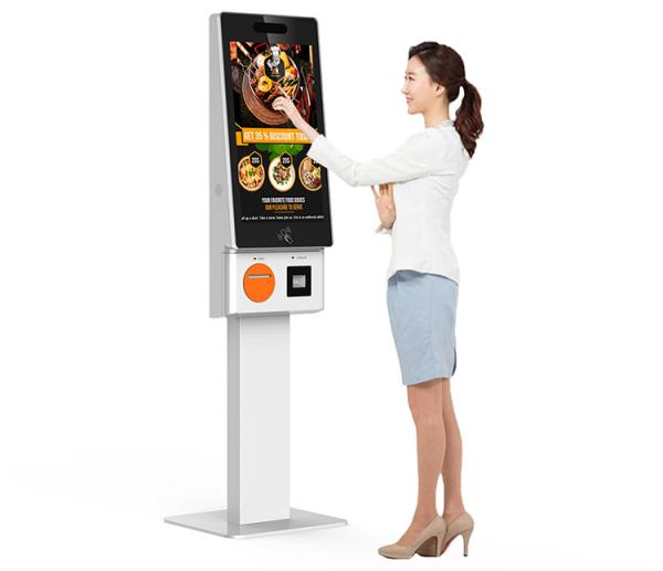 Cheap Self Ordering Kiosk With POS Terminal For Restaurant And Store, Fast Food Order Kiosk for sale