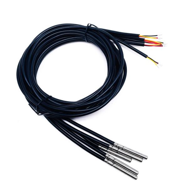 Cheap 1k 5k NTC Thermistor , 10k Thermistor Temperature Sensor Waterproof Stainless Steel Sheath for sale