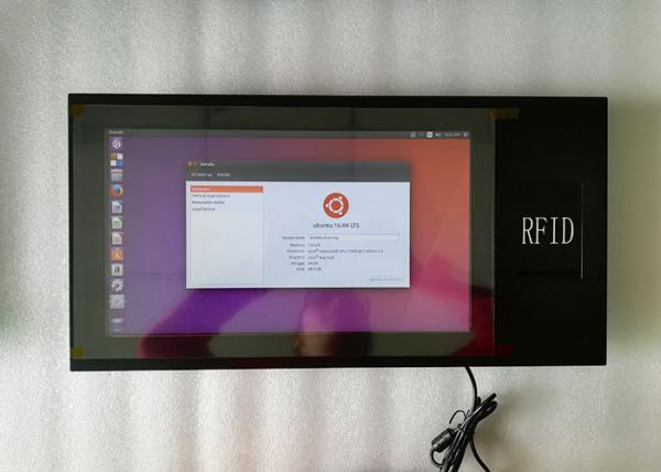 Cheap 3G Module Embedded Touch Panel PC 15.6 Inch Ubuntu OS Touchscreen With RFID Reader for sale