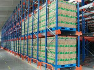 Upright Heavy Duty Storage Racks , 2000kg - 2500kg Pallet Racking Storage Systems