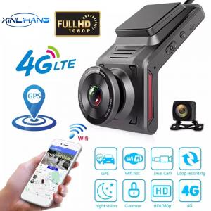 Best 4G WiFi Car DVR Smart Android Dash Cam GPS With Rearview Support APP Control wholesale