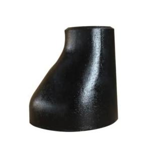 Best High Quality Carbon Steel Eccentric Reducers Butt Welded Pipe Fittings With Black Painting For Industrial Pipeline wholesale