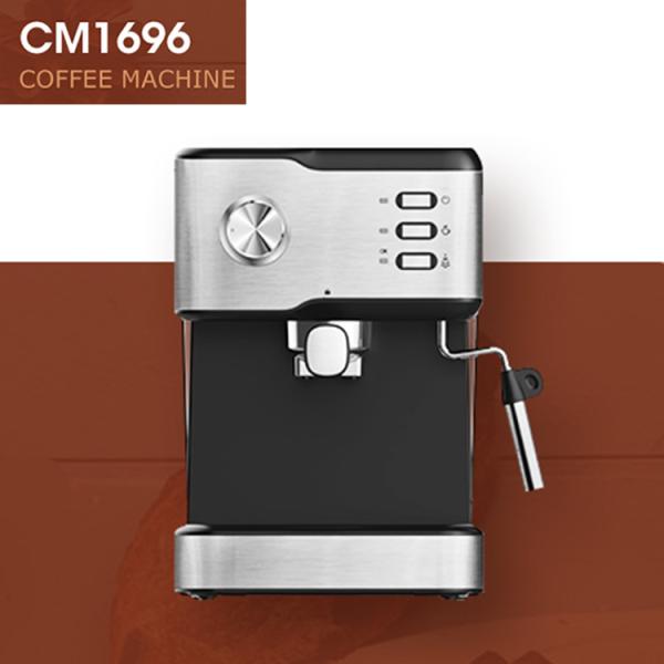 Cheap CM-1696 Stainless Steel Coffee Machine Automatic Espresso Maker 950W for sale