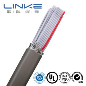 1000V 50 Cores Tinned Copper with Shield TPU Flat Cable Material Shape Flat Wire