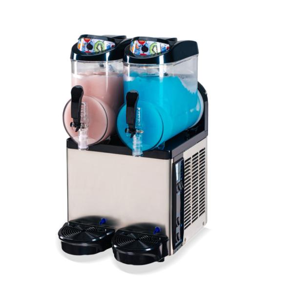 Cheap 36L Commercial Slush Machine 2 Tanks Smoothie Ice Slush Juicer Machine for sale