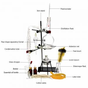 Best Distiller Distilling To Making Your Own Essential Oil, Moonshine, 3.3 Boro Alcohol Distiller Chemistry Lab Glassware wholesale