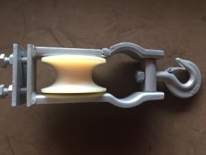 Best 20kn Hooked Conductor Stringing Block Sitting Hanging Dual Use Stringing Pulley wholesale