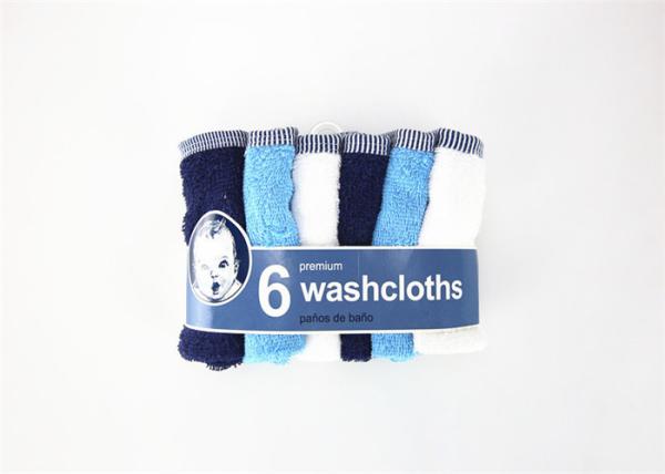 Cheap A Class Standard Baby Bath Washcloths Soft Touch Customized Size / Color for sale