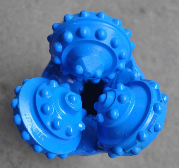Cheap Inserted Tooth Roller Cone Bit Blue SRI API 3 Cones Bit for sale