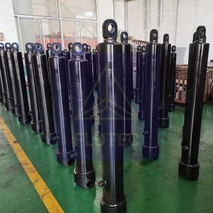 China Flutec Telescopic Hydraulic Cylinder Double Acting Oil Cylinder For Mechanical Engineering on sale