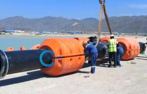Best UV Resistant Floating Hdpe Pipe / Hdpe Pipe Floater With Excellent Flexibility And Buoyancy wholesale