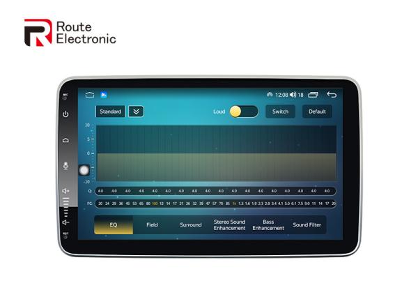 Cheap 8 Core 2 Din Car Stereo , 10.1" DSP Universal Car Radio Rotatable for sale