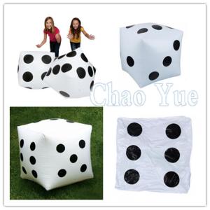 China Customized Fun Inflatable Dice for Sport Game on sale