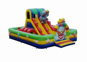 Best Double Stitching Inflatable Obstacle Course Elephant Bounce House Waterproof wholesale