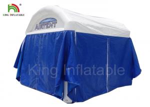 Best Airproof Blue Inflatable Little House Structure Air Tent For Different Events wholesale