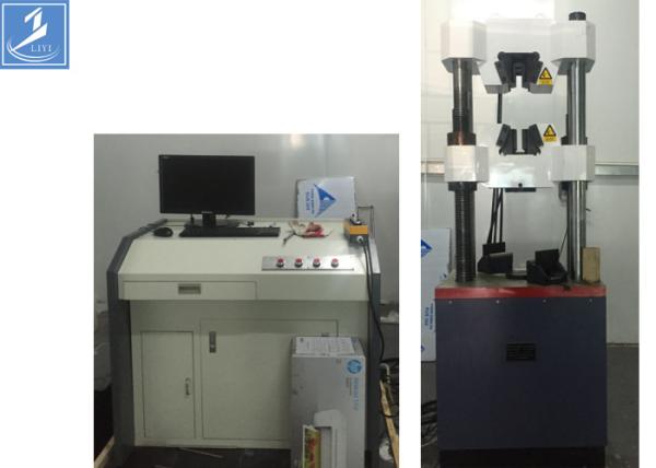 Cheap Steel Column Universal Testing Machine 600 KN Electro - Hydraulic Servo motor for sale