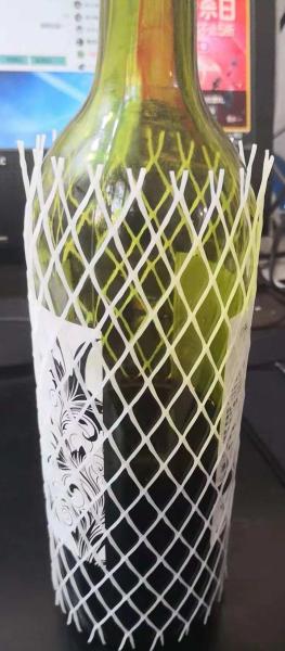 Cheap Beer Bottle Net Protective Netting Sleeve PE Non Toxic 18 Meshes In A Loop for sale