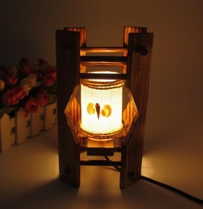 Home Decoration Wholesale 3d mini 12v wooden acrylic led night lights