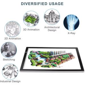 Single Side Display Light Tracing Pad LED Adverting Lightbox Drawing Board For Eyecatching Ads