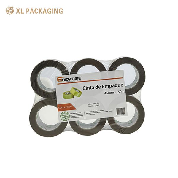 Cheap Custom Printed Shipping Box OPP Tape Self Adhesive Transparent Invisible Duct Bopp Clear Package Tape Jumbo Roll for sale