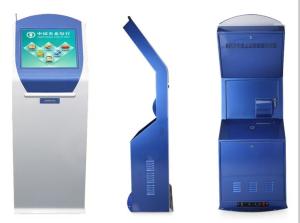 Automatic quality queue token number ticket kiosk machine for bank