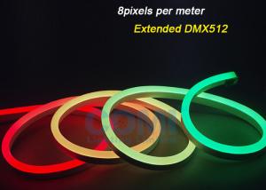 China WS2812 Programmable Dome DMX Digital Pixel LED Neon Strip 12W / M 60LEDs / m on sale