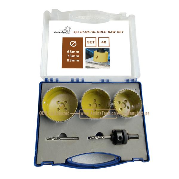 Cheap 4PC Bi-Metal Hole Saw Set,Power Tools,Drill Bits for sale