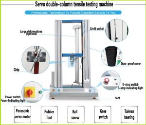 Best Servo moto universal Tensile Strength Test Machine for metal , fatigue test 2T wholesale