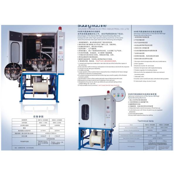 Wire Cable Braiding Machine Taking Up Less Space