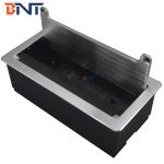 Built in table customized flip up office furniture table top power socket