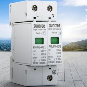 Best White Lightning Arrester 2 Pole AC Surge Protector For Distribution System wholesale