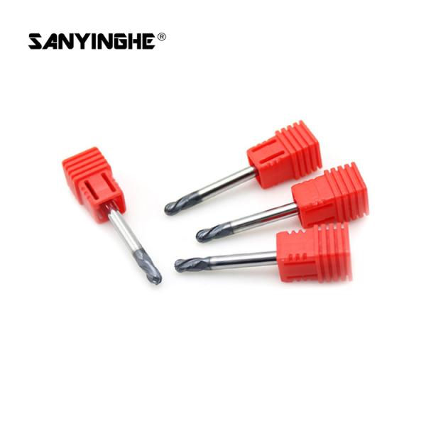 Cheap 2 4 Flute Solid Carbide End Mills Ball Nose Tungsten Carbide Milling Cutter For Stainless Steel for sale