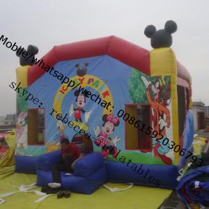 China castle inflatable inflatable castle mickey mouse inflable castle on sale