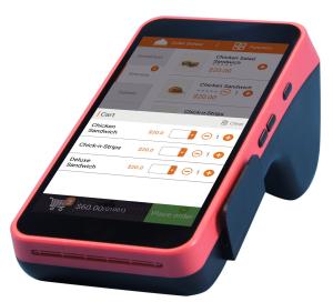 Main Display 5.5inch IPS HD720P Android POS Terminal with Touch Screen and Printer
