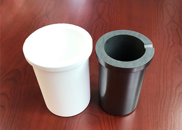 Cheap IRIS White Black Induction Furnace Crucible 60mm 4kg Graphite Crucible for sale