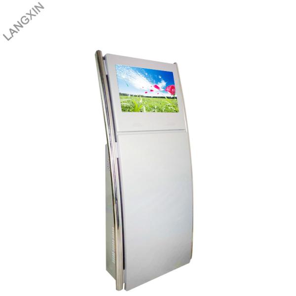 Cheap High Definition Interactive Floor Standing Kiosk With 22 Inch Touch Screen for sale