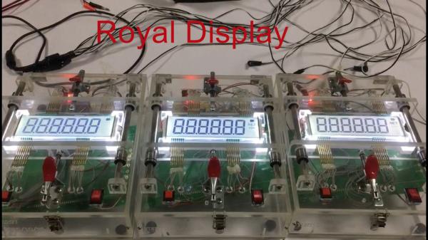 Cheap Customized Graphic 7 Segment LCD Display for Electronic Scale with Backlight for sale